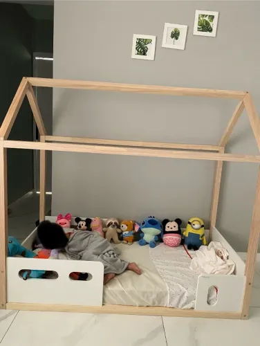 Cama Montessoriana Off White Freijó - Matic