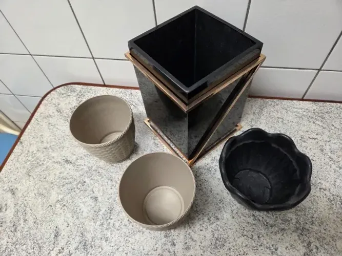 Conjunto de 4 vasos cachepôs