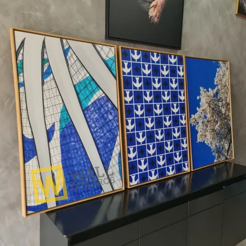 TRIO BRASÍLIA QUADRO DECORATIVO 