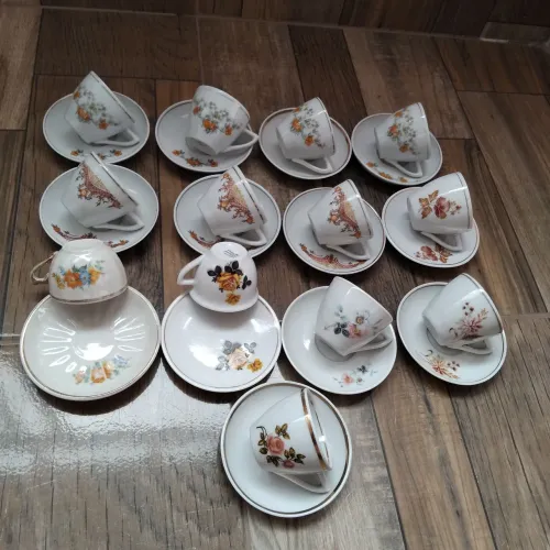 Xicaras de café porcelana pozzani