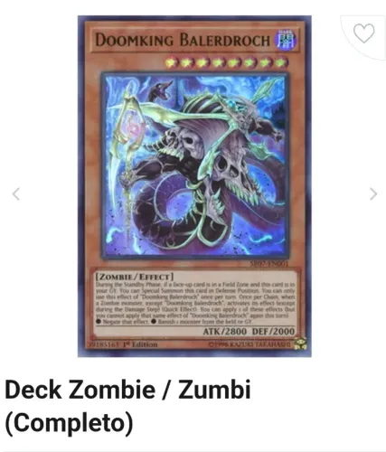 Deck zumbie yugioh