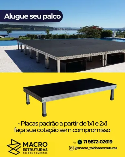 Palco para eventos 