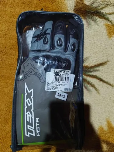 Luva Texx pista V2 cinza L(G)