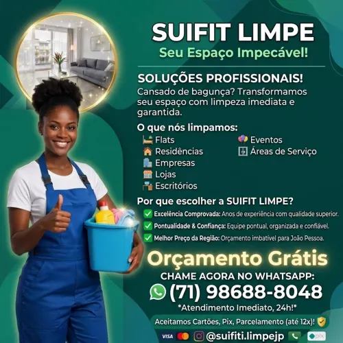 PRECISANDO DE UMA LIMPEZA?