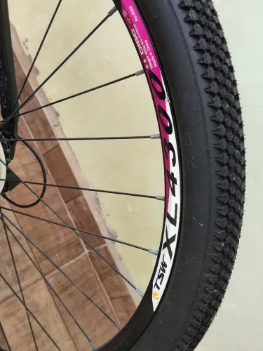 Bicicleta detalhes na foto novo