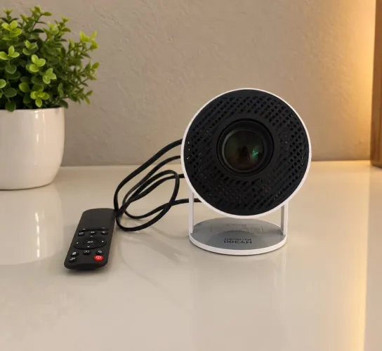 Projetor HY300 Original Portátil Smart Android 11 4K Ultra HD HDMI Wifi Bluetooth