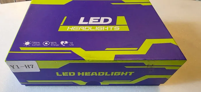 Kit 4 Lâmpadas de Led H7 luz baixa e luz alta(Fiat Argo)