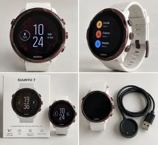 Smartwatch Suunto 7 Original + Caixa + Carregador - Excelente Estado