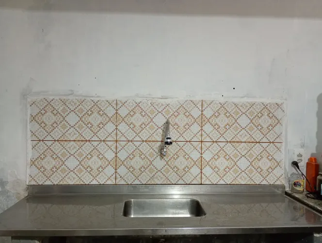 Pia de inox grande