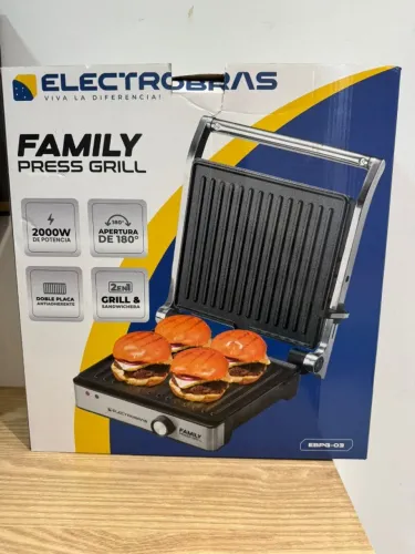 Grill Electrobras Family Press Grill EBPG-03