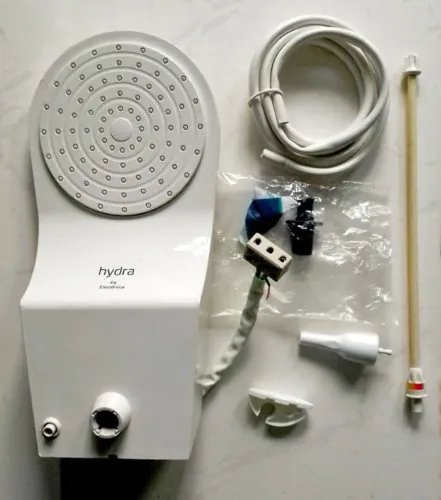 Chuveiro Eletrônico Hydra Fit Branco 127v (110v) + Brindes Extras