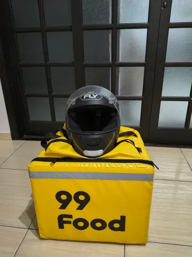 Capacete e bag