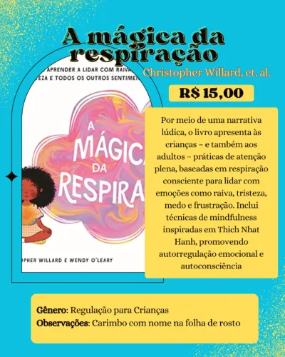 livro a mágica da respiração christopher willard