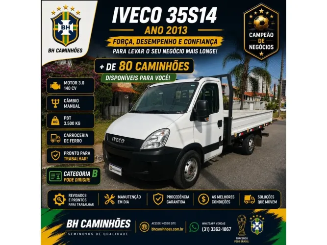 Iveco Daily Furgão 30-160 3.0 12m³ (die.)(e6) 2013