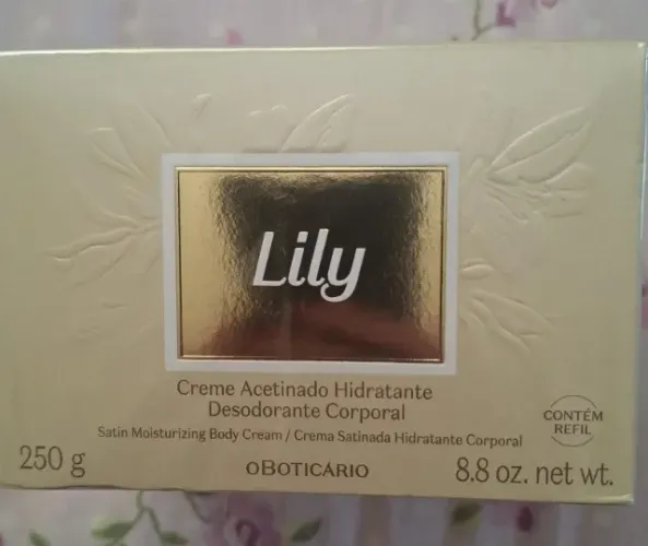 Creme lily o boticário