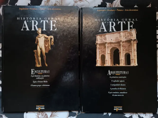 Kit 2 Livros História Geral da Arte - Arquitetura I e Escultura I | Colecionador