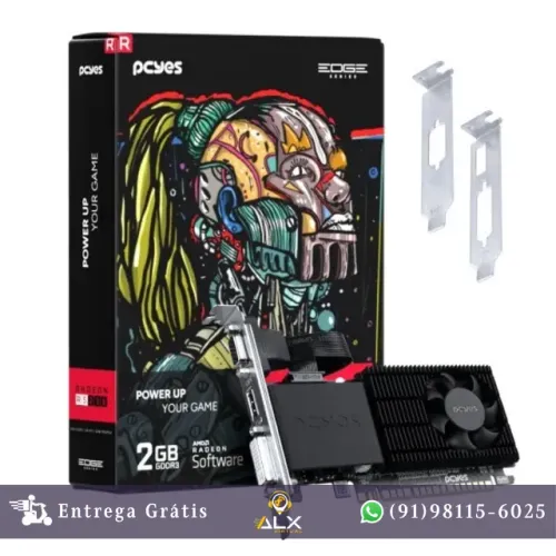 Placa de Video Amd Radeon R5 230 2gb Ddr3 64 Bit Projeto Edge Low Profile *ENTREGA GRÁTIS*