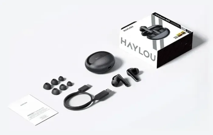 Fones de Ouvido Haylou Flowbuds N55 (ANC / Hi-Res Audio) - LACRADO