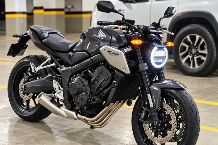 VENDO OU TROCO POR CARRO OU MOTO! ? ? HONDA CB 650R 2024 ? ÚNICO