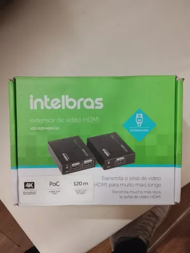 Extensor HDMI Intelbras VEX 3120 G2 4K + Infravermelho