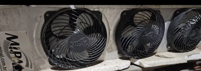 Evaporador forçador para câmara fria.