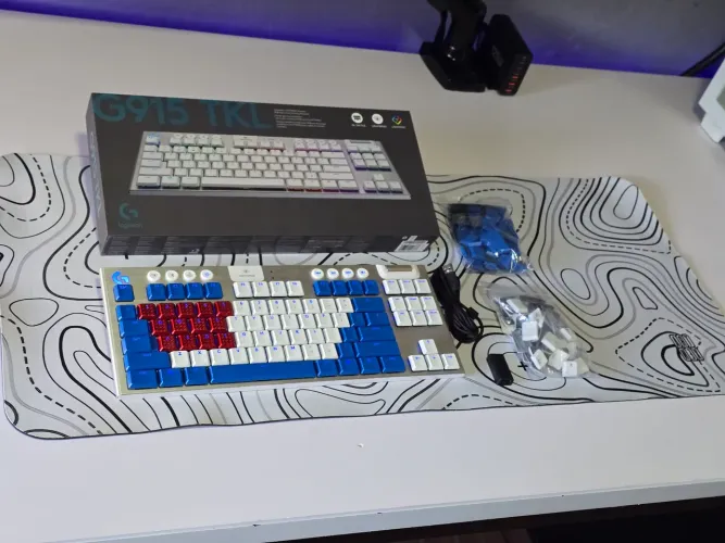 Teclado Mecânico Logitech G915 TKL analiso trocas