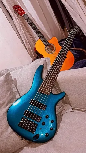 Ibanez SR Custom 506 Ocean Sparkle Made In South Korea