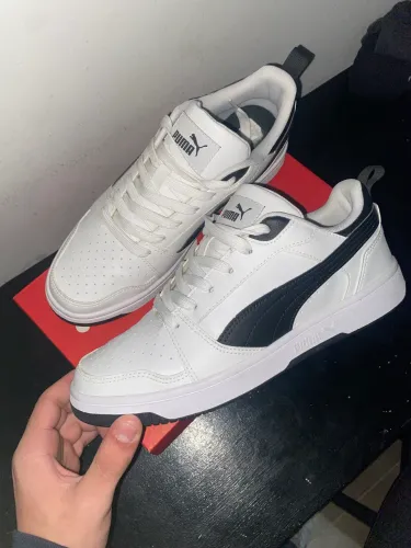 Puma Rebound V6 Low Branco com Preto