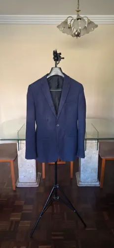 Blazer Padrão Azul - Tamanho P Adulto