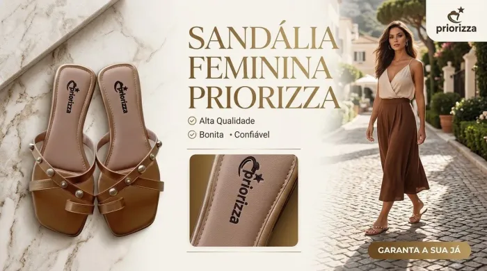 SANDÁLIA RASTEIRA PRIORIZZA