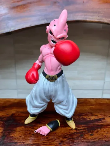 Action Figure Dragon Ball - Kid Boo Com Luxas De Box 19cm