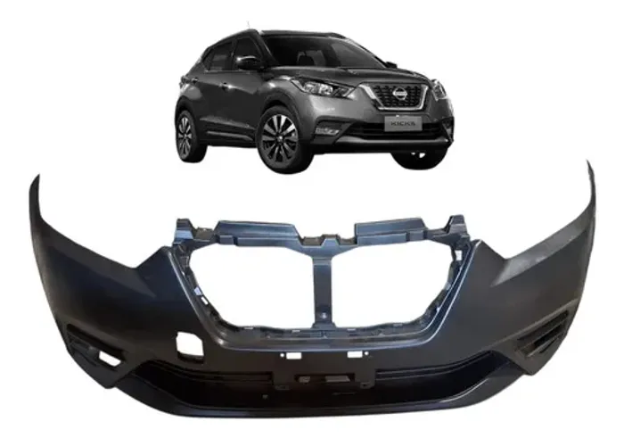 Parachoque Dianteiro Kicks 2016 2017 2018 2019 2020 Preto