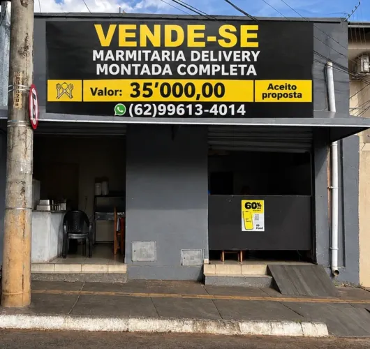 VENDE-SE MARMITARIA DELIVERY COMPLETA