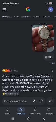 Relogio technos