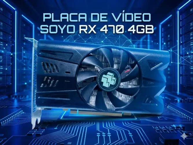 Placa de vídeo Soyo rX 470 4gb