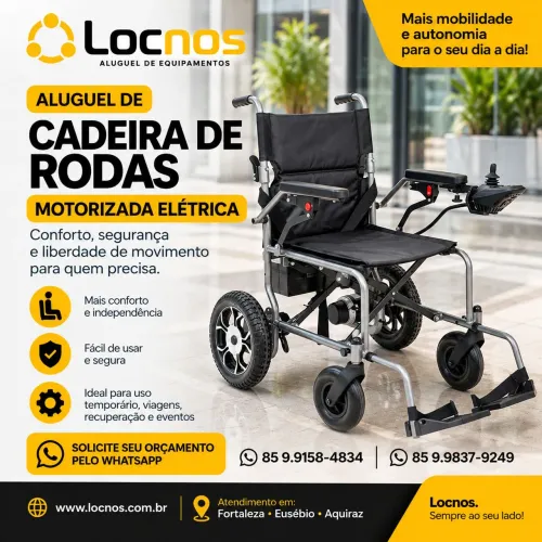 Cadeira de rodas motorizada eletrica