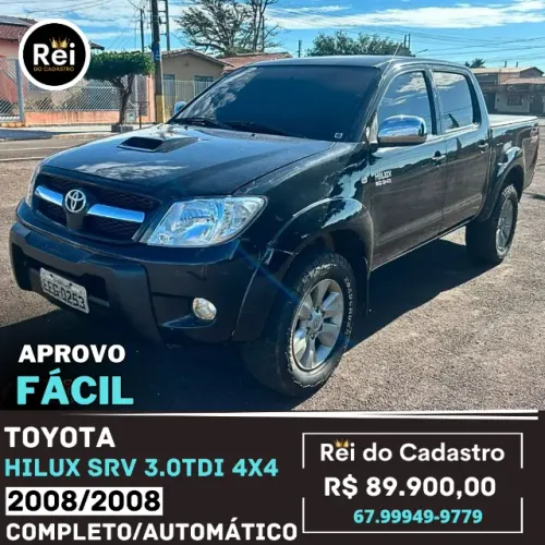 Toyota Hilux CD SRV D4-d 4X4 3.0 TDI Diesel AUT 2008