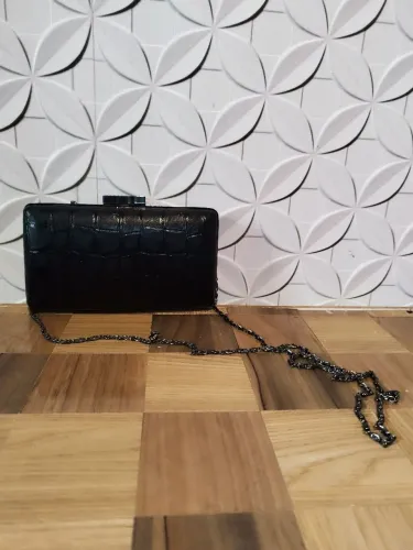 Bolsa de ombro preta