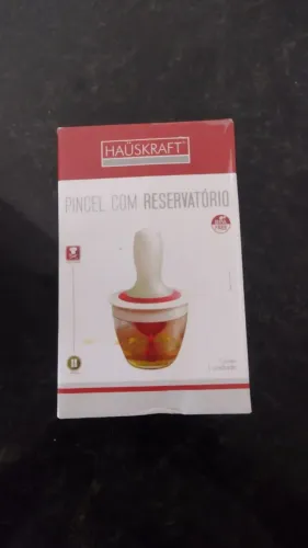 Pincel Culinário com Reservatório de Silicone Haüskraft
