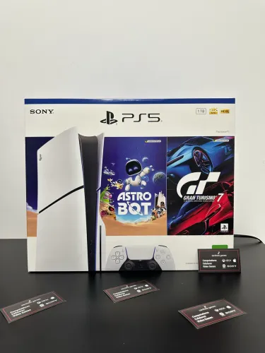 PlayStation 5 Slim 1TB Mídia Física | Aceito Videogames