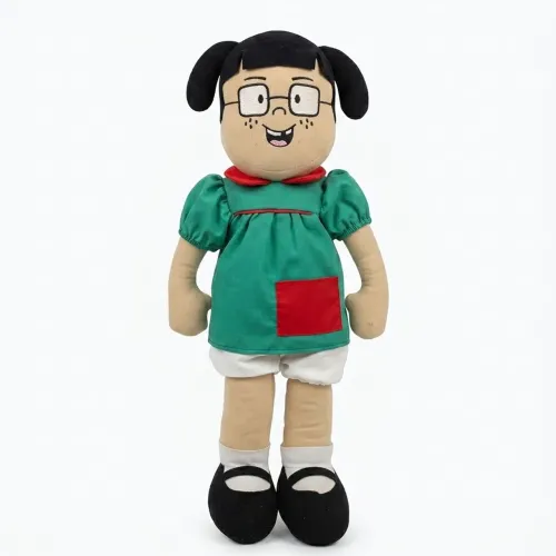 Lote 3 Bonecos De Pano Grandes Turma Do Chaves - Chiquinha, Quico E Dona Florinda