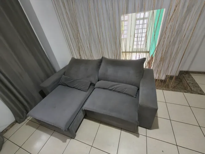 Sofá Cama 2,80 Cinza