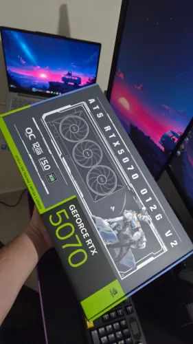 (Lacrada) RTX 5070 12 GB Asus Atlas Shark OC ATS V2 Sem RGB