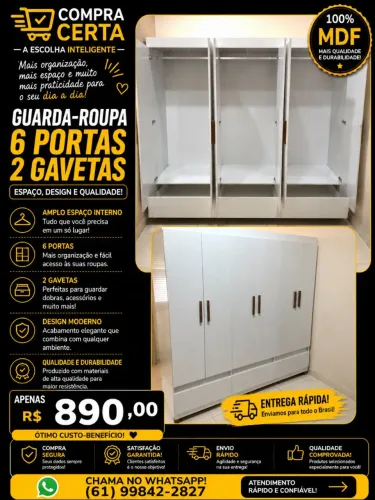 GUARDA roupa semi novo