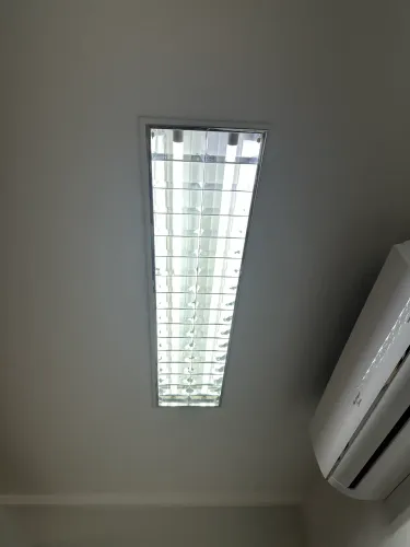 3 Luminárias de Embutir 120x30cm com 6 lâmpadas
