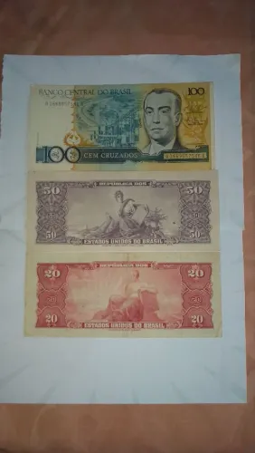 Lote de 3 cédulas antigas