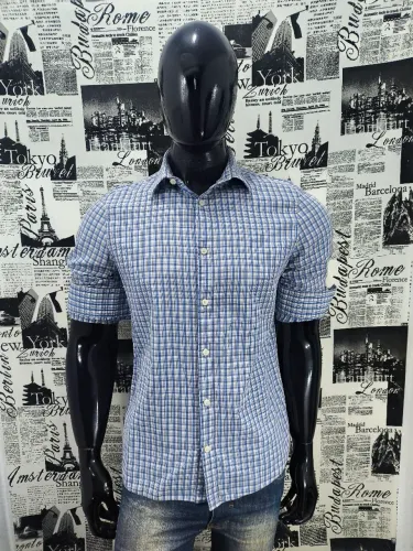 Camisa Social Calvin Klein Tam M Cód 4618 Usado/Original