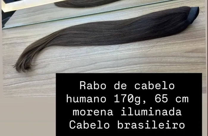 Rabo de Cabelo Humano Brasileiro