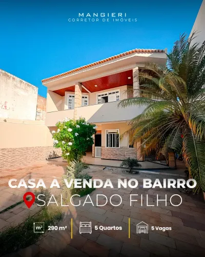 Casa de 290m² Á Venda no Bairro Salgado Filho