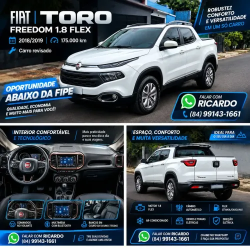Fiat Toro Freedom 1.8 16V Flex Aut. 2019
